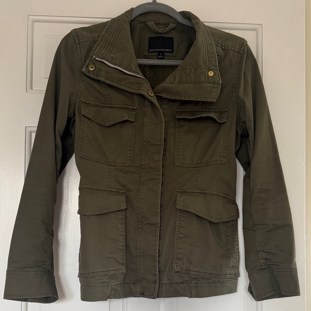Banana Republic Women's Khaki Utility Jacket